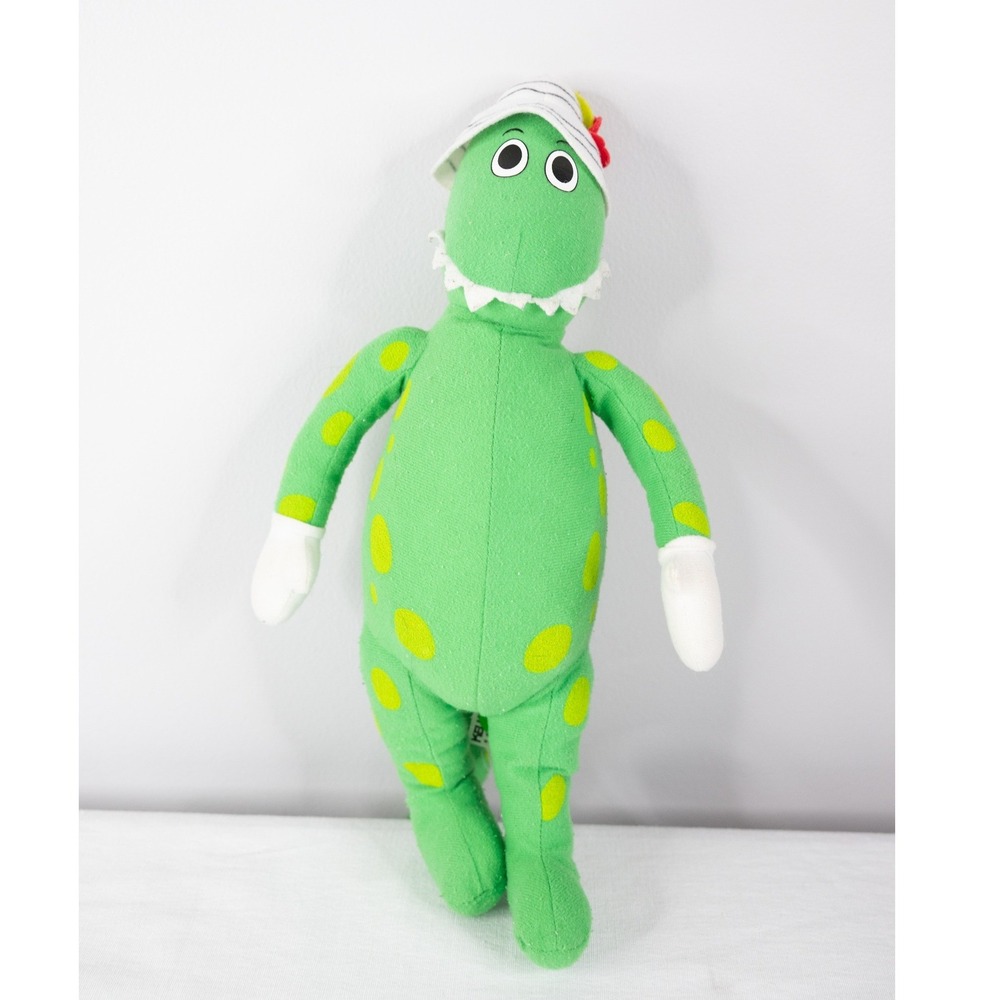 2008 Vintage The Wiggles Dorothy the Dinosaur Kid 14" Plush Stuffed Toy Kellytoy